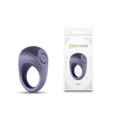 Seduction Levi Metallic Grey Rechargeable Vibrating Cock Ring Grey Cock Rings Vibrating